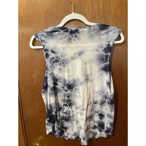 Spiritual Gangster Blue Tie Dye Muscle Tank Size small - Picture 2 of 4